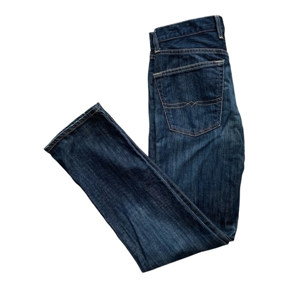 Men Jeans Lucky Brand Blue 121 Heritage Slim Fit Handcrafted Straight Leg Jeans - Picture 3 of 6